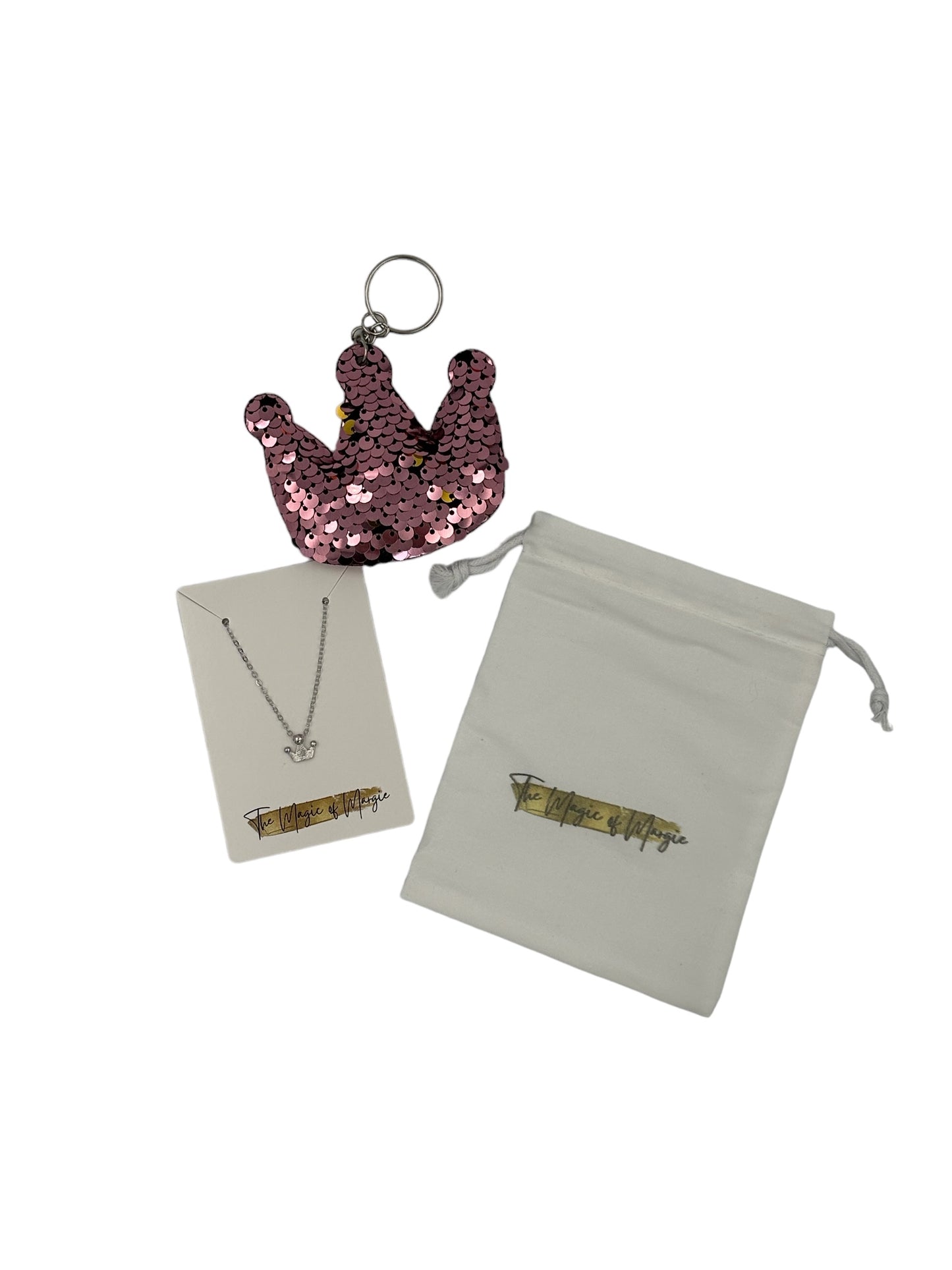Sterling Silver Crown Necklace